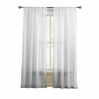 Hotová záclona - Klasický voálový záves 132 cm x 240